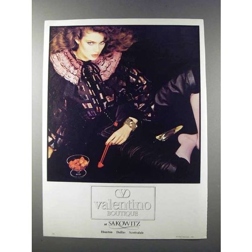 1981 Valentino Boutique at Sakowitz Ad