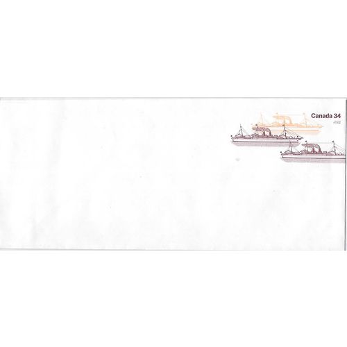Canada. #EN113 Elizabeth II Transportation Postal Envelope MINT Ship