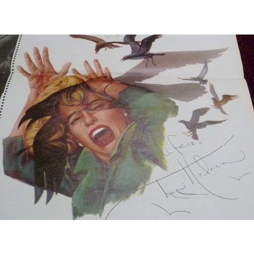 BIRDS, The (1963) original Belgian poster ***Rod Taylor, Tippi Hedren*** SIGNED