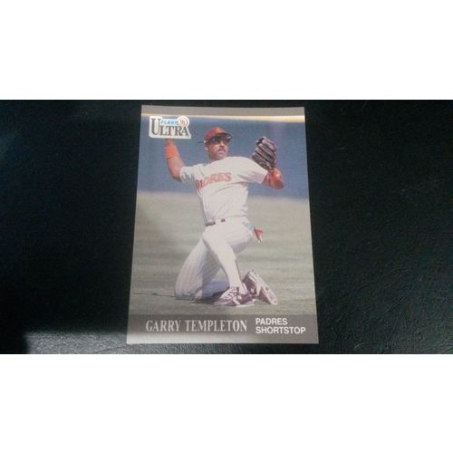 1991 Fleer Ultra Card # 312 Garry Templeton Mint (9) San Diego Padres