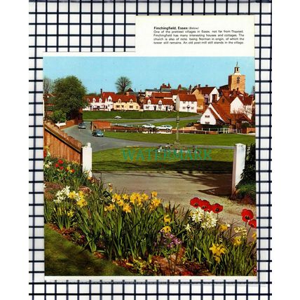 (7056) Finchingfield Essex - 1970s Cutting