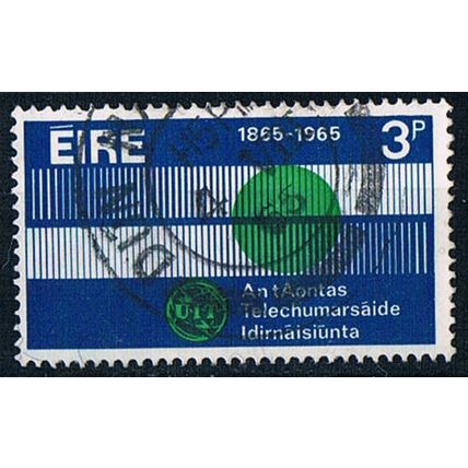 Ireland 1965 SG205 ir31 Centenary Of ITU 3d Used Stamp