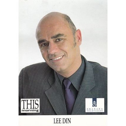 Lee Din This Morning Granada TV Television Show Cast Card