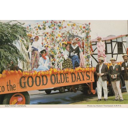 Southend Carnival Essex Floats 1980s Camera Club Postcard