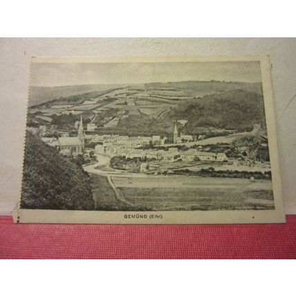 GEMUND, EIFEL, GERMANY unused antique postcard general view. =