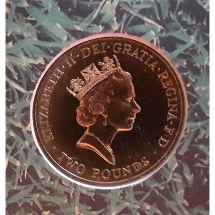 1996 PNC Limited Edition GB £2 Coin & Stamp Cover - Celebration of Football