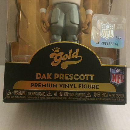 NEW NFL Dallas Cowboys Dak Prescott Funko Vinyl Gold 5'' Figure