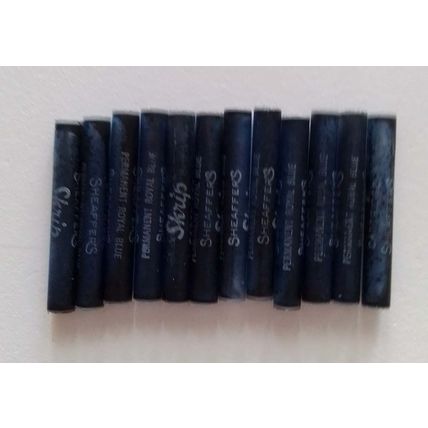 12 Sheaffer's SKRIP Royal Blue Ink Cartridges in Original Box