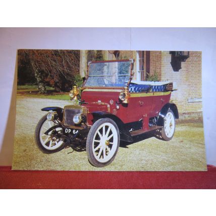 1910 ADLER German, veteran car vintage unused postcard dated 1969 #
