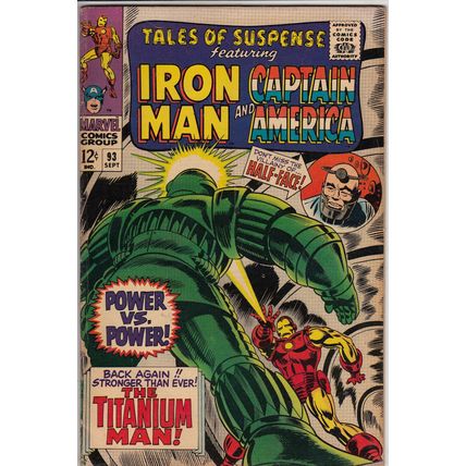 Tales of Suspense 93 - 1967 - Iron Man & Captain America - Kirby - Very Fine