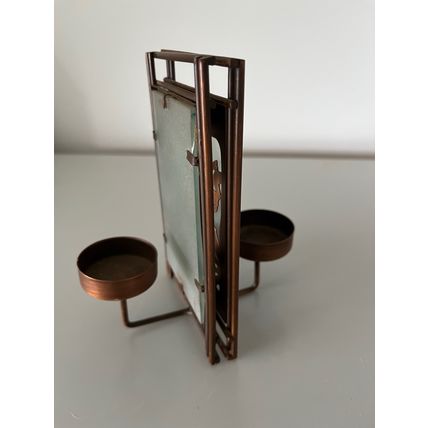 FAIRY GLASS SHADOW TEA LIGHT HOLDER