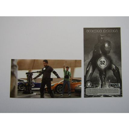 Marvel - Iron Man The Movie 2008 - Preziosi Sticker Drop-down Choice (e18)
