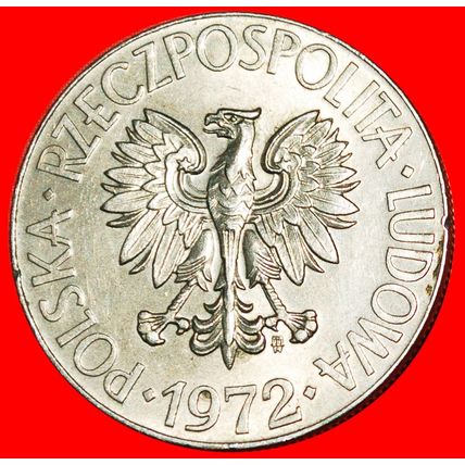 SMALL SIZE (1969-1973):POLAND★10 ZLOTYS 1972 USA HERO 1746-★LOW START★NO RESERVE