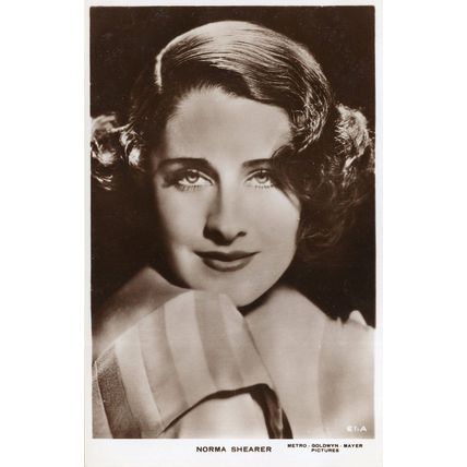 Norma Shearer MGM Movie Film Star Rare Real Photo Postcard