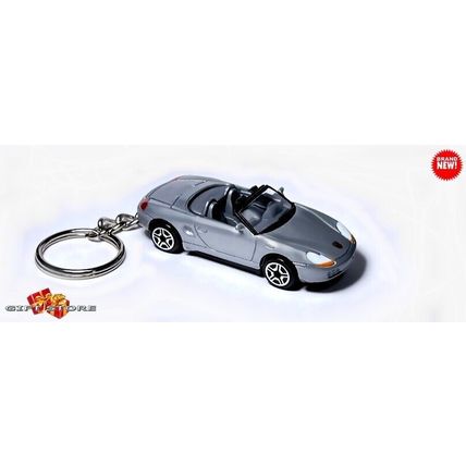 RARE KEYCHAIN SILVER PORSCHE BOXSTER/S CUSTOM GREAT GIFT or DESK DISPLAY