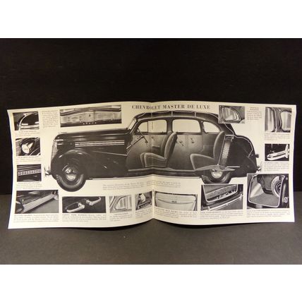 1938 Chevrolet Sales Brochure The Car That is Complete B & W