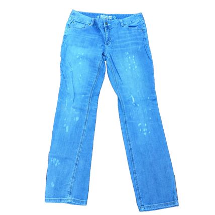 Mossimo Supply Co. Women's Jeans Size 15 Distressed Bleached Light Wash Jeans