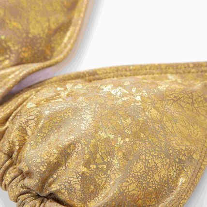 New Women's Craft Foil Back-tie Solid Color Sexy Bikini