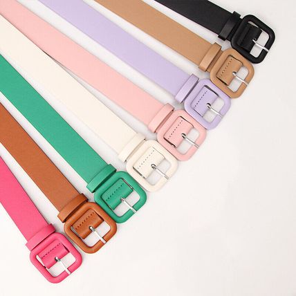 Simple Elegant Belt Women's Versatile Decorative Fashionable Chic Belt Female
