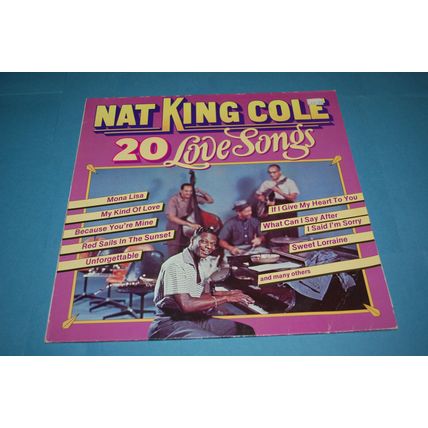 Nat King Cole - 20 Love Songs - Vinyl LP 1983