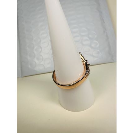 Bomb Party Sz8 Revealed BP Ring Fashion Jewelry RBP White Agate Rose Gold P