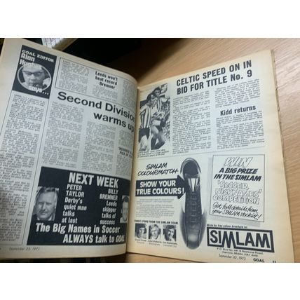 GOAL MAGAZINE #264 22 SEPT 1973 UK FOOTBALL MAGAZINE - WORLD CUP SPECIAL (LL)