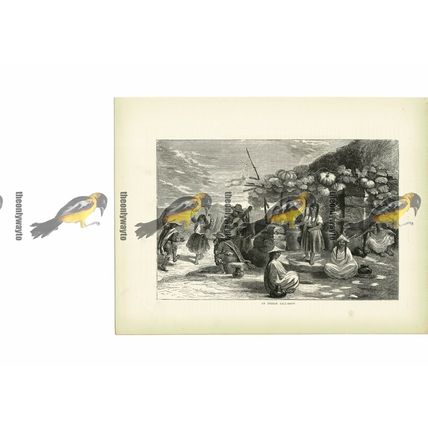 Indian Ball-Room, Mexico, Book Illustration (Print), c1880
