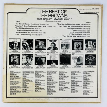 The Browns – The Best Of The Browns Vinyl LP Record Album ANL1-1083(e)