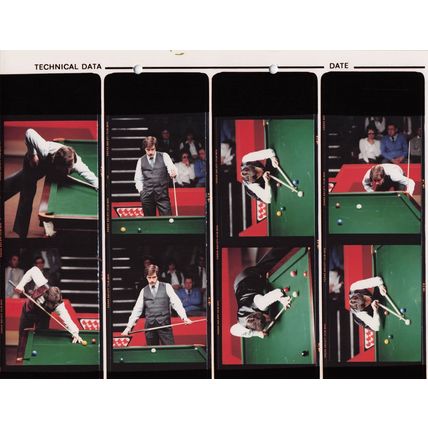 Cliff Thorburn Snooker Crucible World Championship 1982 Press Photo Sheet