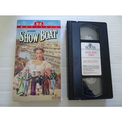 Show Boat - VHS Tape with Ava Gardner, Kathryn Grayson & Howard Keel - 1979