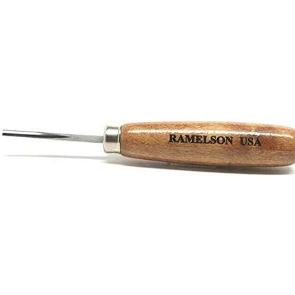 3 Ramelson Bent Veiner Line 60 Degree V Checkering Wood Carving Hand Chisel Tool
