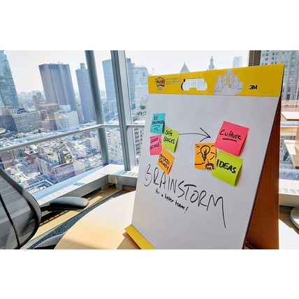 Post-It Super Sticky Portable Tabletop Easel Pad, Great for Virtual Teachers and