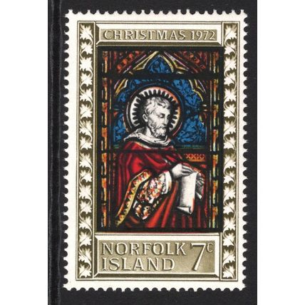 NORFOLK ISLAND 1972: CHRISTMAS - 7c MNH (G16)