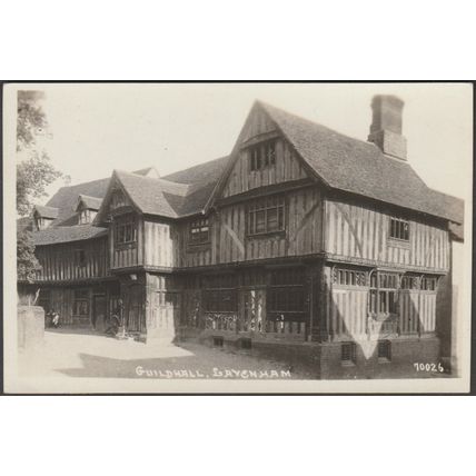 Guildhall, Lavenham, Suffolk, c.1920 - RP Postcard