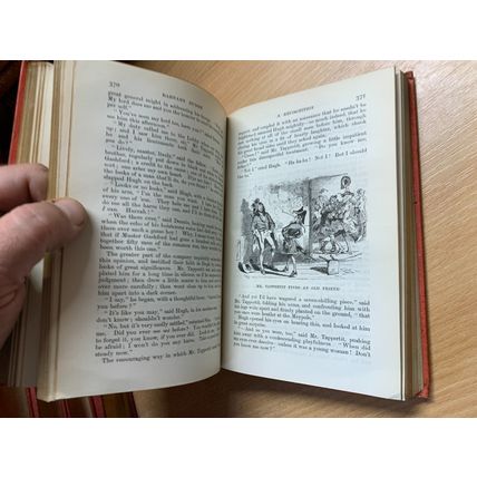 RARE* 1914 CHARLES DICKENS BARNABY RUDGE FIRESIDE EDITION FICTION HB BOOK (P4)