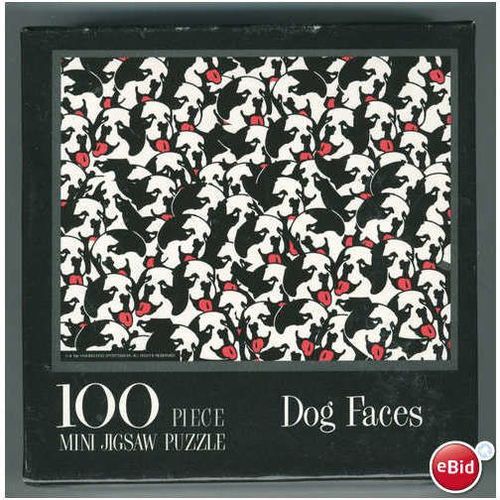 Big Dogs Dog Faces 100 Piece Mini Puzzle Sealed