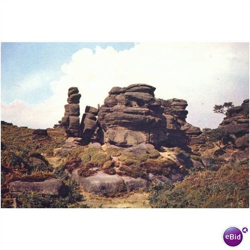 GB Postcard - Brimham Rocks, Near Ripley, Yorkshire