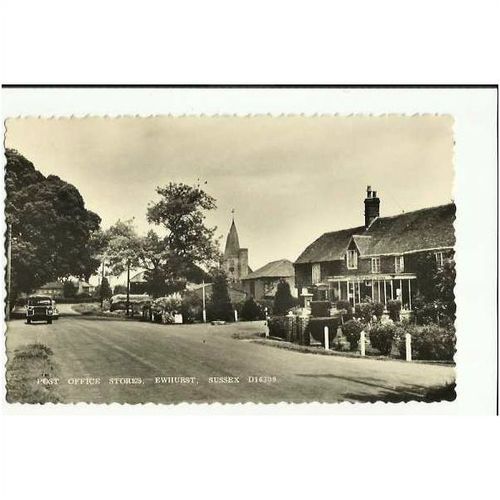 Sussex EWHURST Post Office Stores Postcard by Norman (D 16309)