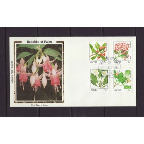 Palau 1987 FDC Flowers (B-015)