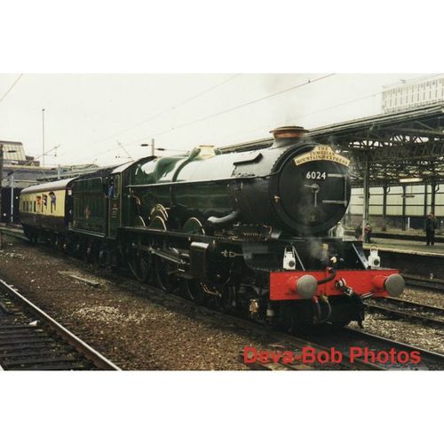Railway Photo GWR 6024 King Edward I Crewe 1998 Cumbrian Mountain Express Loco