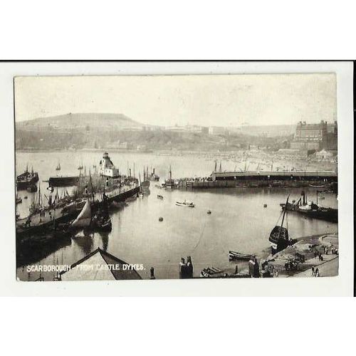 Yorkshire SCARBOROUGH from Castle Dykes Postcard by Queen Series