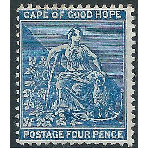 Cape of Good Hope 1890 SG51 2 1/2d Blue (Crease) Mounted Mint .. ..