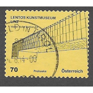 AUT 2012 70c (S/A) 'MODERN ARCHITECTURE- LINZ' FINE USED (EBID73-417)