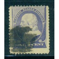Used 212 1c Benjamin Franklin Average M01505