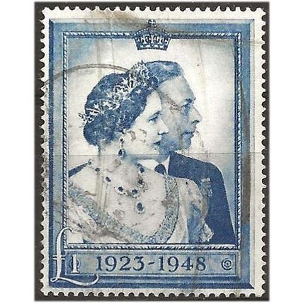1948 SG494 £1 Royal Silver Wedding Fine Used .. ..