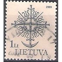 Lietuva 2000 Michel 719AI O Cote (2013) 0.75 € Flèche de mémoire de Veivirzénai