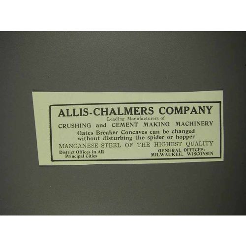 1913 Allis-Chalmers Company Ad