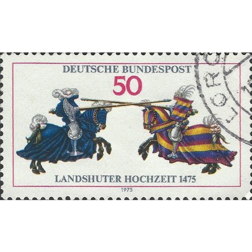 GERMANY, Landshut Wedding, jousting, white 1975, 50pf