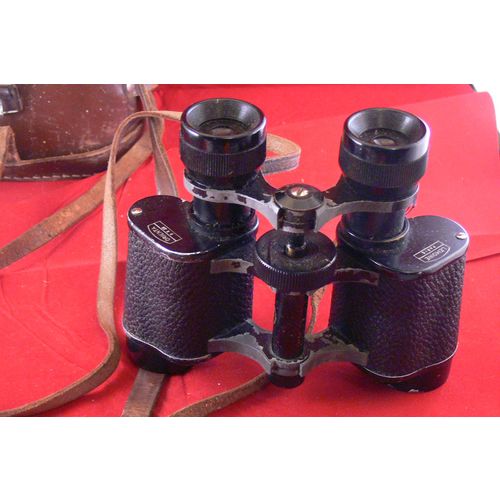 Vintage French Lemoine Paris Orienta 6 x 26 Binoculars with Leather case