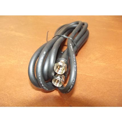F59 MALE TO MALE COOAXIAL ANTENNA CABLE 6 FT NEW